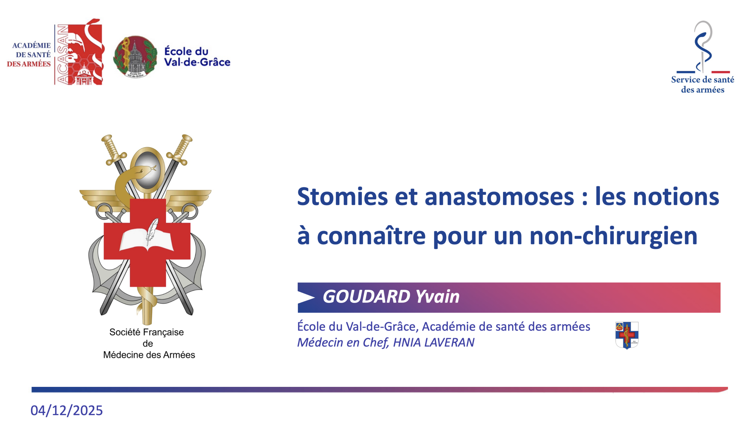 Stomie et anastomose Stomie et anastomose